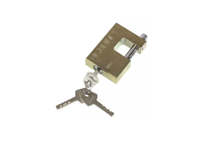 Messing hangslot 70mm HERMON, oordiameter 10mm