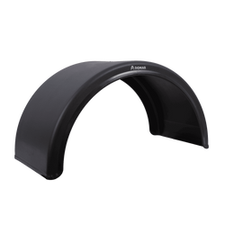 Dubbel spatbord voor aanhanger 15-17,5" DOMAR DK1515 wielkast 860/410mm