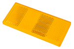 Reflector oranje reflectorlamp voor aanhangers, 90 x 40 mm