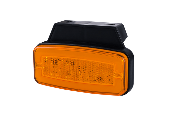 HORPOL LD 2765 LED-markeringslamp, oranje, universeel, met houder
