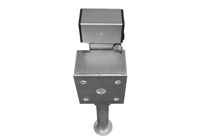 UNITRAILER D-110.000.049 uitschuifbare krukassteun voor 1300 kg vlakke aanhanger 410-645 mm