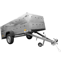 Lichte aanhangwagen 264x125 UNITRAILER GARDEN 264 KIPP met BIS zijwanden