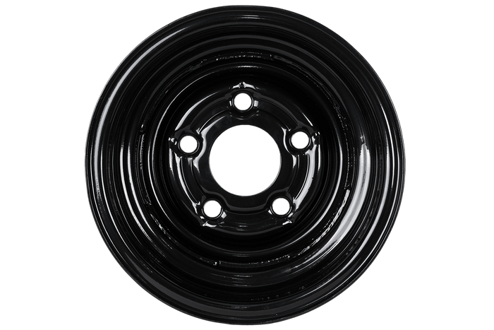 Stalen velg voor aanhanger UNITRAILER zwart 6Jx10"H2 5x112 ET:-4