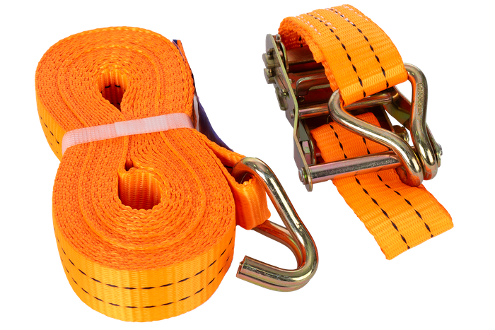 UNITRAILER 8m/35mm/2t oranje transportband met spaninrichting