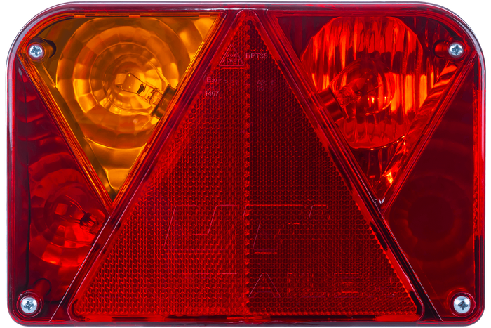 Verlichtingsset: DOBPLAST DPT35 achterlichten + ASPÖCK FLEXIPOINT I markeringslichten + MANTES 4,5m 13-pollige kabelboom