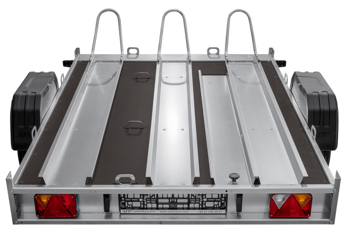 Motorfietsaanhanger 220x155 UNITRAILER MOTO 3 Spring
