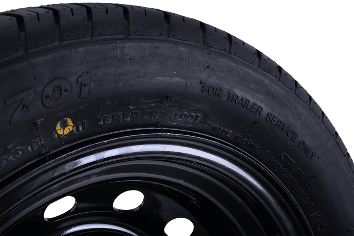 OUTLET Aanhangwagenwiel BAND LINGLONG 155/70 R13 75N VELG UNITRAILER zwart 4Jx13" 4x100 ET:30