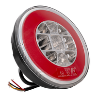 TT TECHNOLOGY TT.12008 Glo-Trac LED Hamburger Achterlicht 3 Functies Universeel