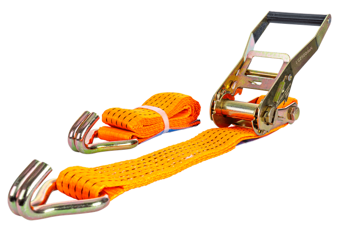 UNITRAILER 2m/50mm/5t oranje transportband met spaninrichting