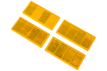 Reflectorset x4 Reflector voor aanhangers - oranje, 90 x 40 mm