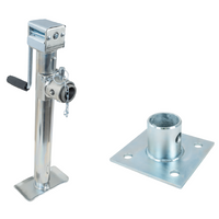 Complete set krukaslift TJ5002 + adapter TJ5002A UNITRAILER voor 1300kg aanhanger