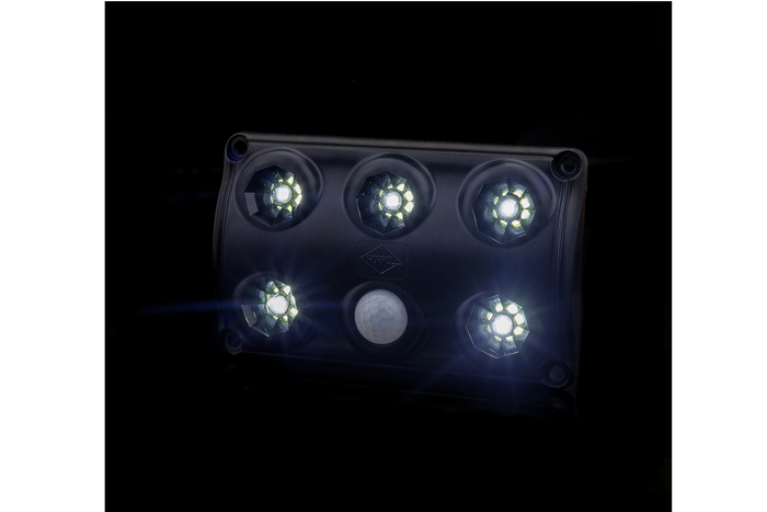 HORPOL LWD2156/CZ LED 900lm zwarte interieur autolamp met bewegingssensor