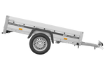 Aanhangwagen met aluminium zijwanden 200x125 Unitrailer Garden 201 KIPP ALU