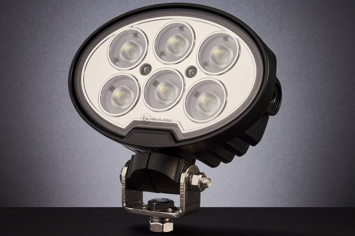 LED-werklamp reflector TT TECHNOLOGY ZWART TT.13359F 6xLED 4800lm ovaal