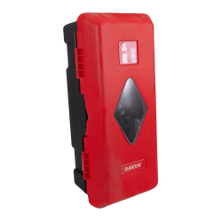 OUTLET Brandblusserbox 9kg DAKEN 82030 ADAMANT 671x310x247mm rood