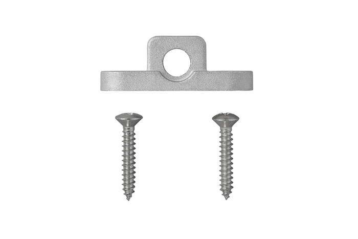 Set van drie horizontale metalen oogjes voor de ProPlus-luifel, bevestigingsbeugels voor het luifelframe.
