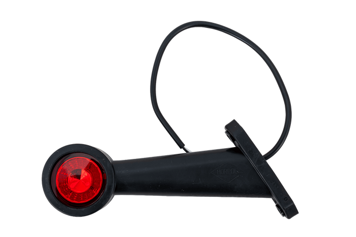 HORPOL LD 726/L LED linker markeringslamp op een rubberen arm