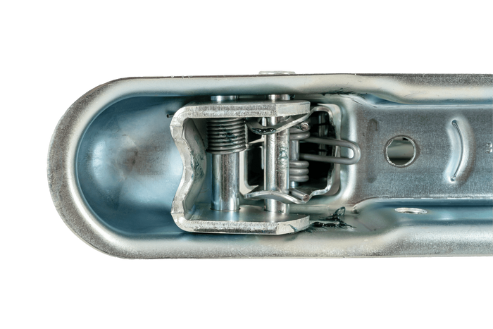 KNOTT K7.5-G kogelkoppeling voor aanhangwagens tot 750 kg met een vierkante dissel van 45 mm