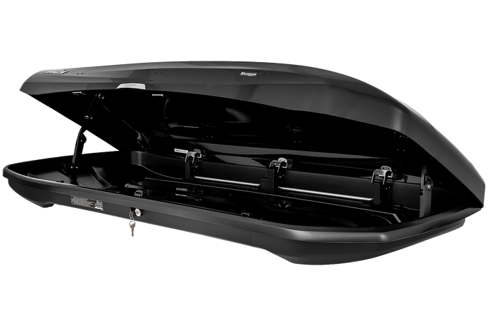 Inter Pack Skugga L 660 dakkoffer, glanzend zwart