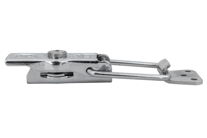 Zijkoppeling met STEELPRESS ZB-13A+Z-11A bevestiging, compleet slot aan de zijkant van de aanhanger met sleutel