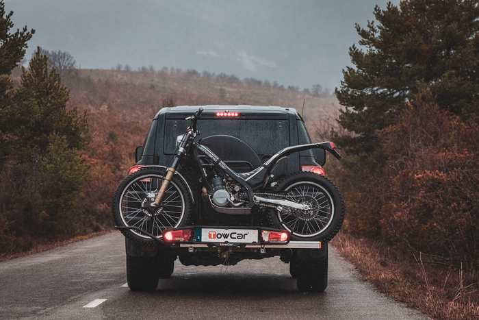 Towcar Balance - motor-/fietsendrager voor montage op de trekhaak