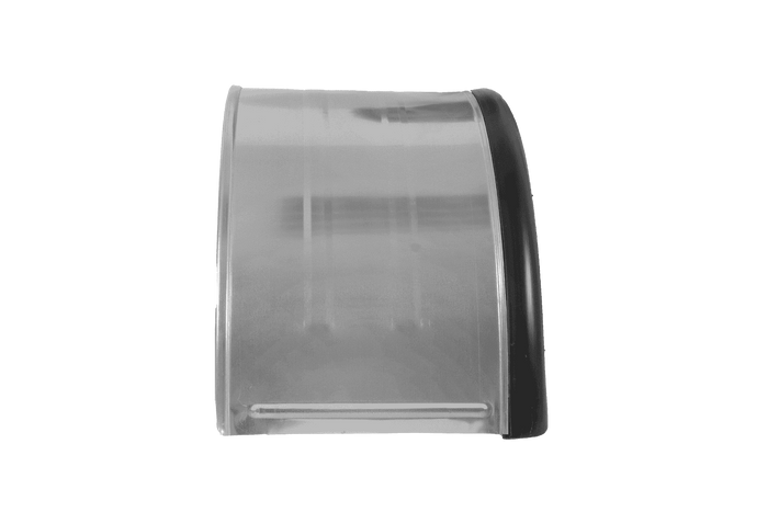 Dubbel spatbord voor aanhanger 15-16" DOMAR DK7120 wielkast 880/400mm metaal met rubberen rand