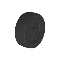 Reservewiel voor het KNOTT 6D7691.002 neuswiel, kunststof, 210x75mm
