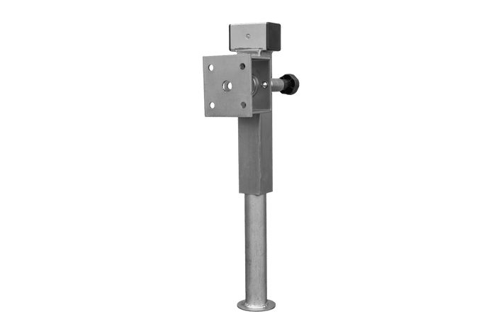 UNITRAILER D-110.000.049 uitschuifbare krukassteun voor 1300 kg vlakke aanhanger 410-645 mm
