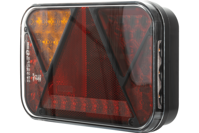 Verlichtingsset: FRISTOM LED achterlichten + HORPOL LED markeringslichten + MANTES 5,3 m 7-polige kabelboom