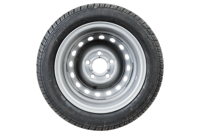 OUTLET Versterkt aanhangwagenwiel BAND GT Radiaal 195/50 R13C 104/101N VELG KENDA 6Jx13&quot;H2 5x112 ET:30