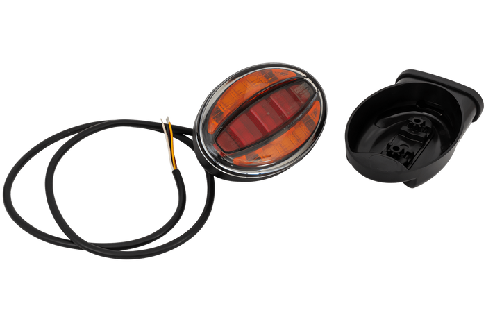 FRISTOM FT-355 LED universeel achterlicht met lamphouder voor zijmontage