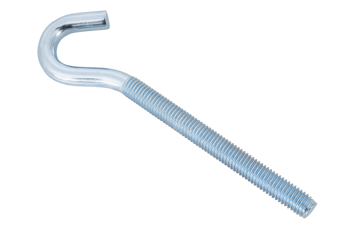 DROMET HZ M8x120 schroefhaak met open uiteinde (gebogen)