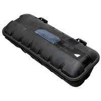 OUTLET Brandblusserbox 9/12kg DAKEN 82511 STRIKE 707x322x239mm zwart