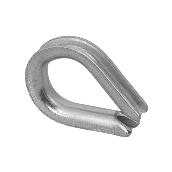 DROMET KU.4 touwkous, stalen klos, 4 mm