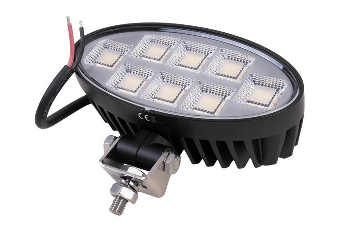 LED-werklampreflector TT TECHNOLOGY ZWART TT.13417 160xLED 8900lm ovaal