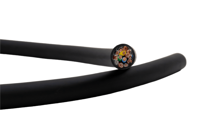 Elektrische kabel HYBSZ YLY-S 8x1.5+5x2.5 dertienaderig - 1m