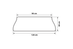 Achterbumper beschermmat LAMP kofferbakafdekking 120x40cm