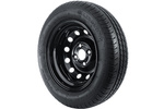 Aanhangwagenwiel BAND LINGLONG 155/70 R13 75N UNITRAILER VELG zwart 4Jx13"H2 4x100 ET:30