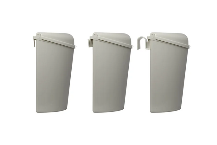 ProPlus 370402 afvalbak met deksel voor aanhangers en campers, 6 liter