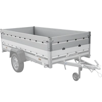 BIS aluminium zijwanden voor de UNITRAILER GARDEN 265 KIPP ALU en 265/2 KIPP ALU trailers