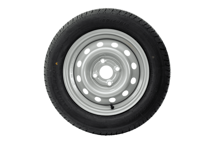 Set van twee wielen voor een aanhangwagen LINGLONG BANDEN 155/70 R13 75N UNITRAILER VELGEN 4Jx13" 4x100 ET:30