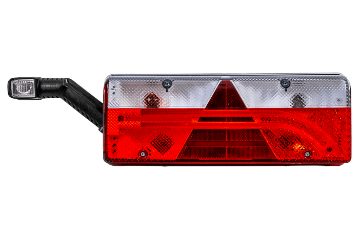 ASPÖCK EUROPOINT III LED-achterlicht met bajonetaansluiting 7-pins ASS2 en claxon, 7 functies links