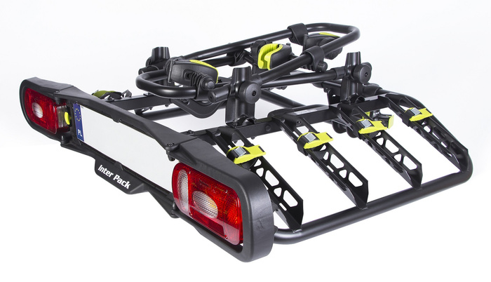 Inter Pack Quattro 13-polige fietsendrager voor op de trekhaak