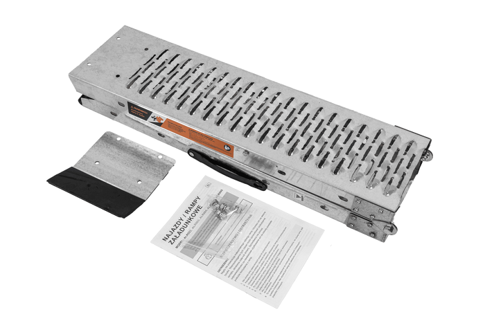 UNITRAILER ALR004 opklapbare stalen oprijplaat voor aanhanger, 170 cm, 227 kg