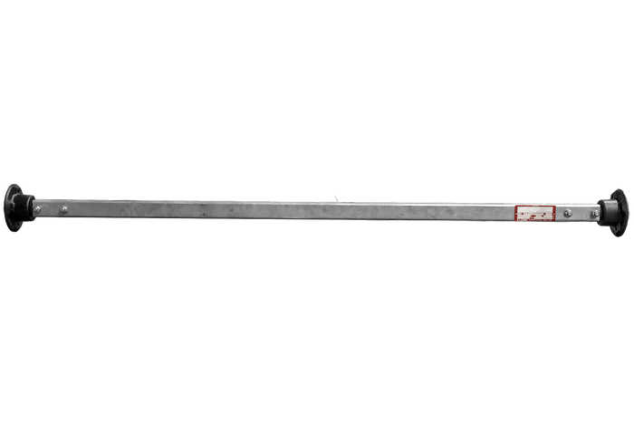 KNOTT VR7 ongeremde starre as met veer voor aanhanger 750 kg 1480 mm 1820 mm 4x100