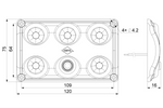 HORPOL LWD2153 LED 900lm interieur autolamp met schakelaar