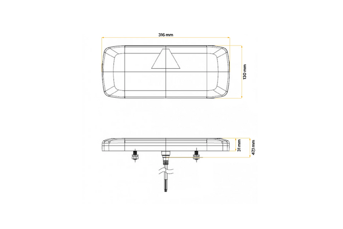 TruckLED L1918 LED achterlicht, 6 functies, links