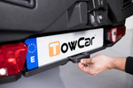 Towbox EVO classic grijs - bagagebox voor op de trekhaak