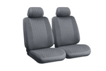 Set autostoelhoezen LAMPA Glamur grijs, voor de voorstoelen