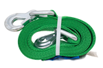 Sleepkabel met haken HILLS sleepband 5m/60mm/6t groen